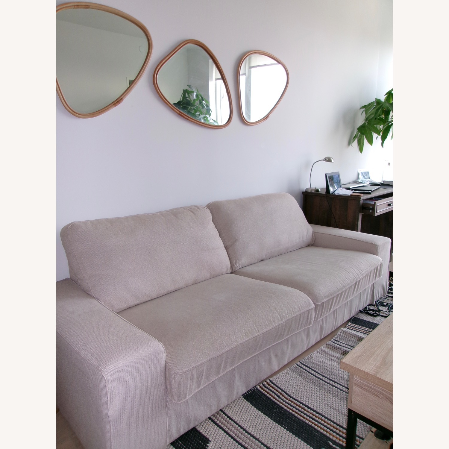 IKEA Kivik Natural Fabric 3+ Seater Sofa - image-3