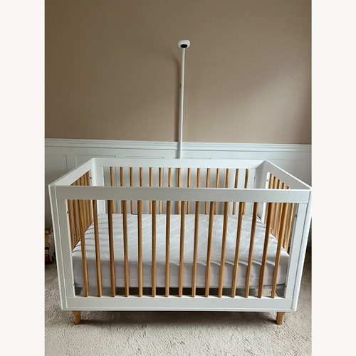 Used West Elm White Wood Crib for sale on AptDeco