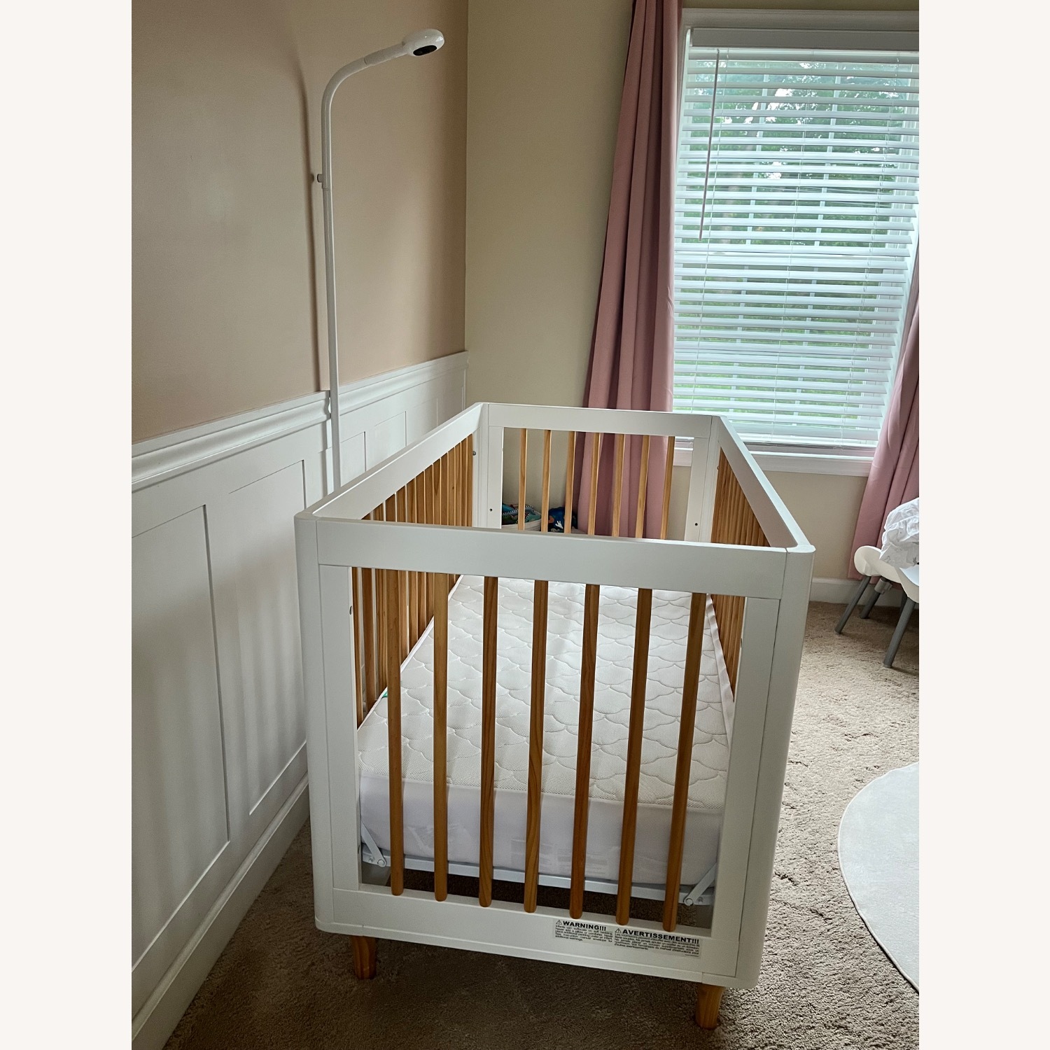 West Elm White Wood Crib - image-3