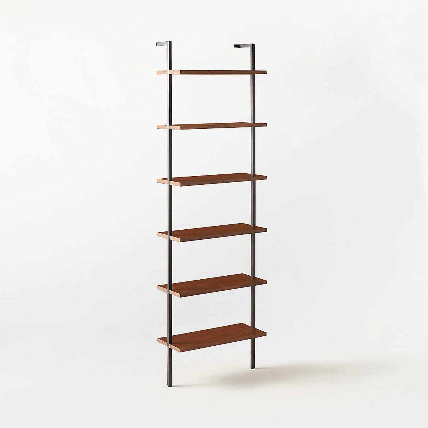 CB2 Helix Dark Brown Wood Bookcase - image-4