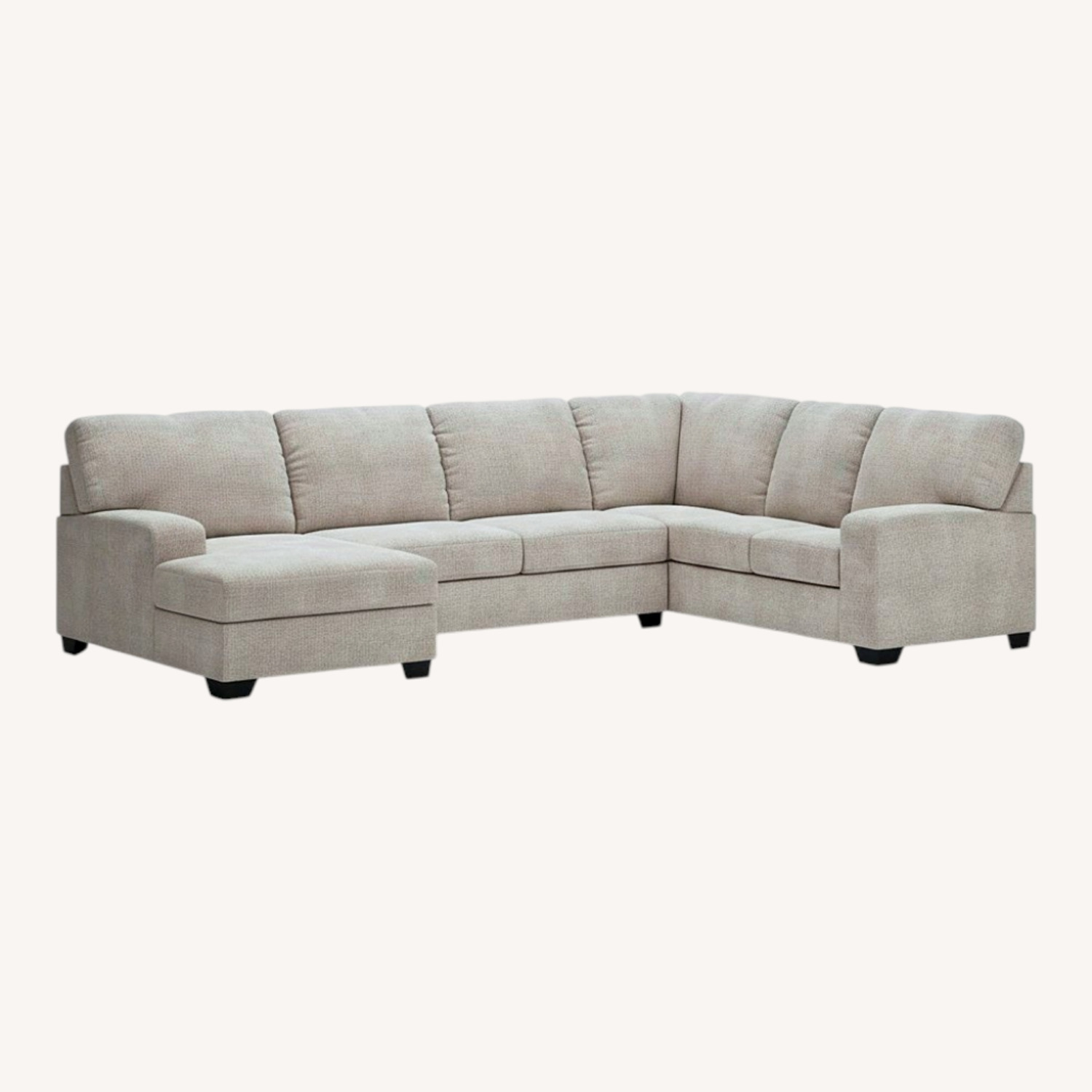 Ashley Furniture Rodington Light Gray 3+ Piece Sectional - image-0
