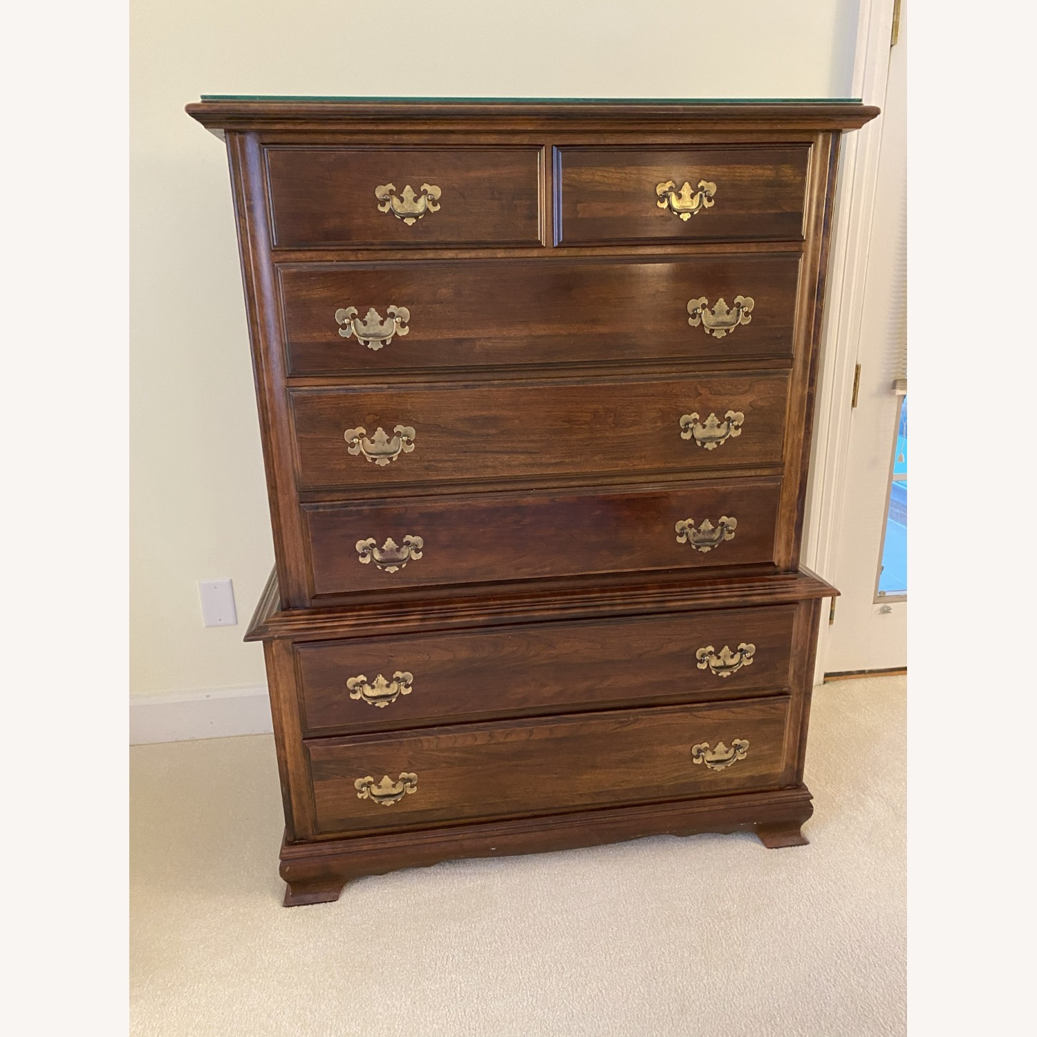 Cherry Wood Dresser - image-2