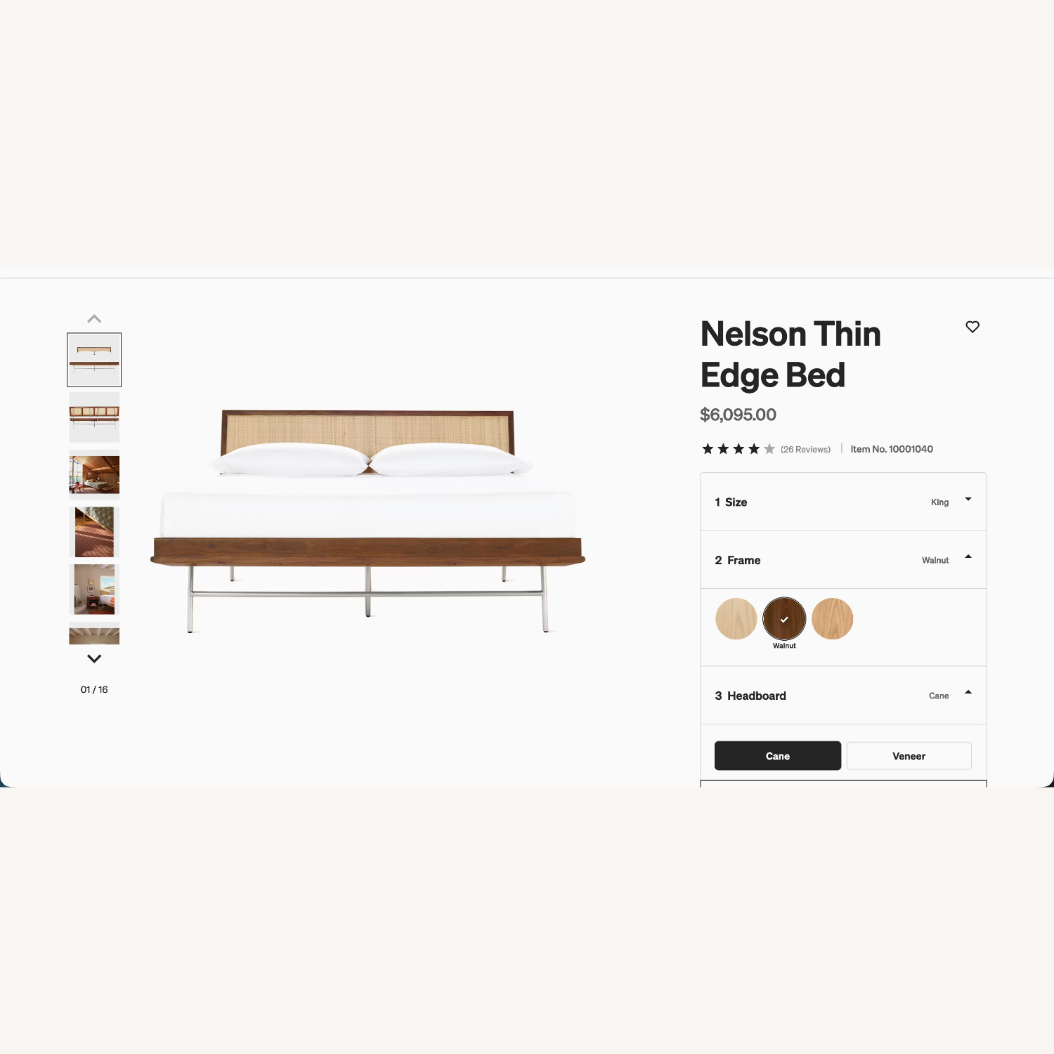 Herman Miller Nelson Thin Edge Bed King - image-6