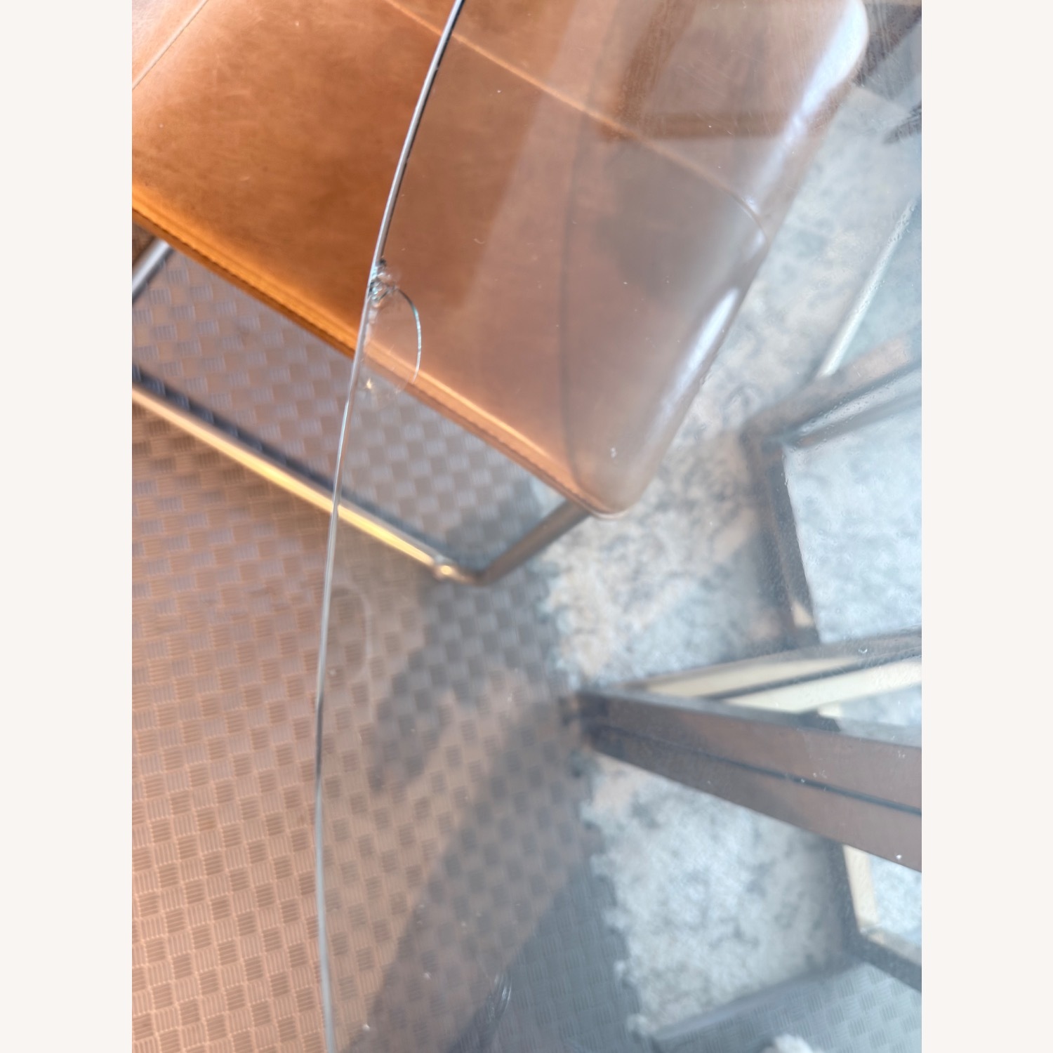 CB2 Silverado Chrome 47" Round Dining Table - image-5