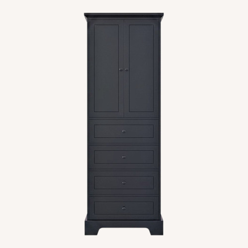 Used Black Storage Cabinet Armoire for sale on AptDeco