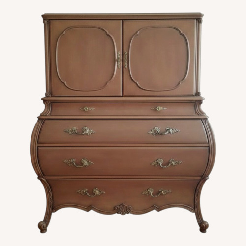 Used Vintage/Antique Finds Light Brown Wood Dresser for sale on AptDeco