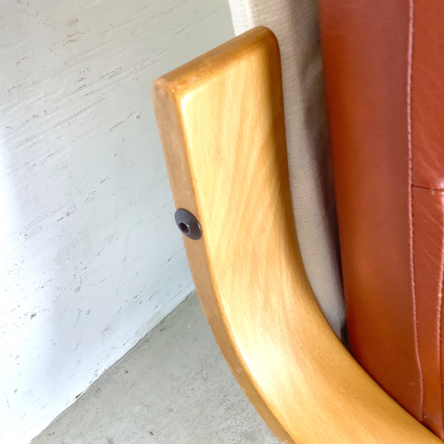 Mid-Century Modern Style Brown Tufted Swivel Chair - image-16