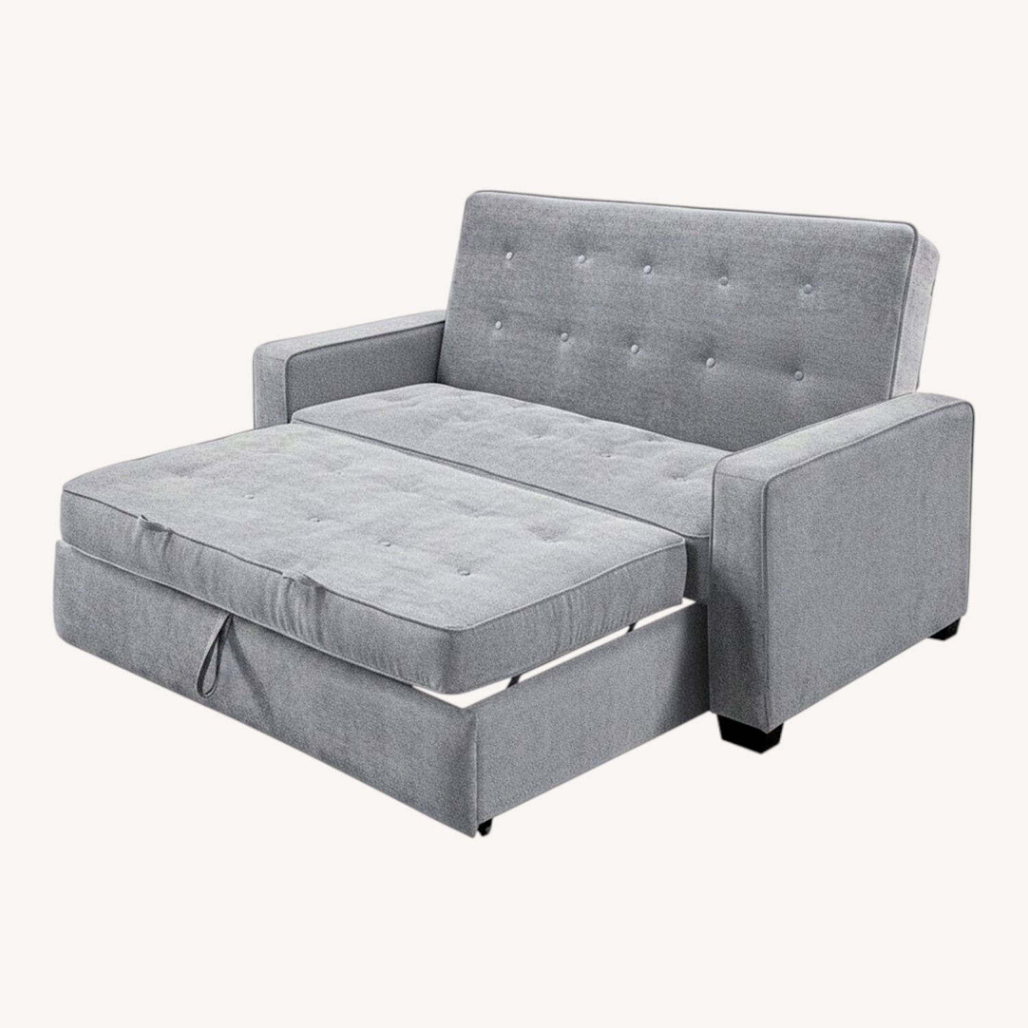 Serta Monroe 72.6" Queen Square Arm Tufted Back Convertible Sleeper - image-0
