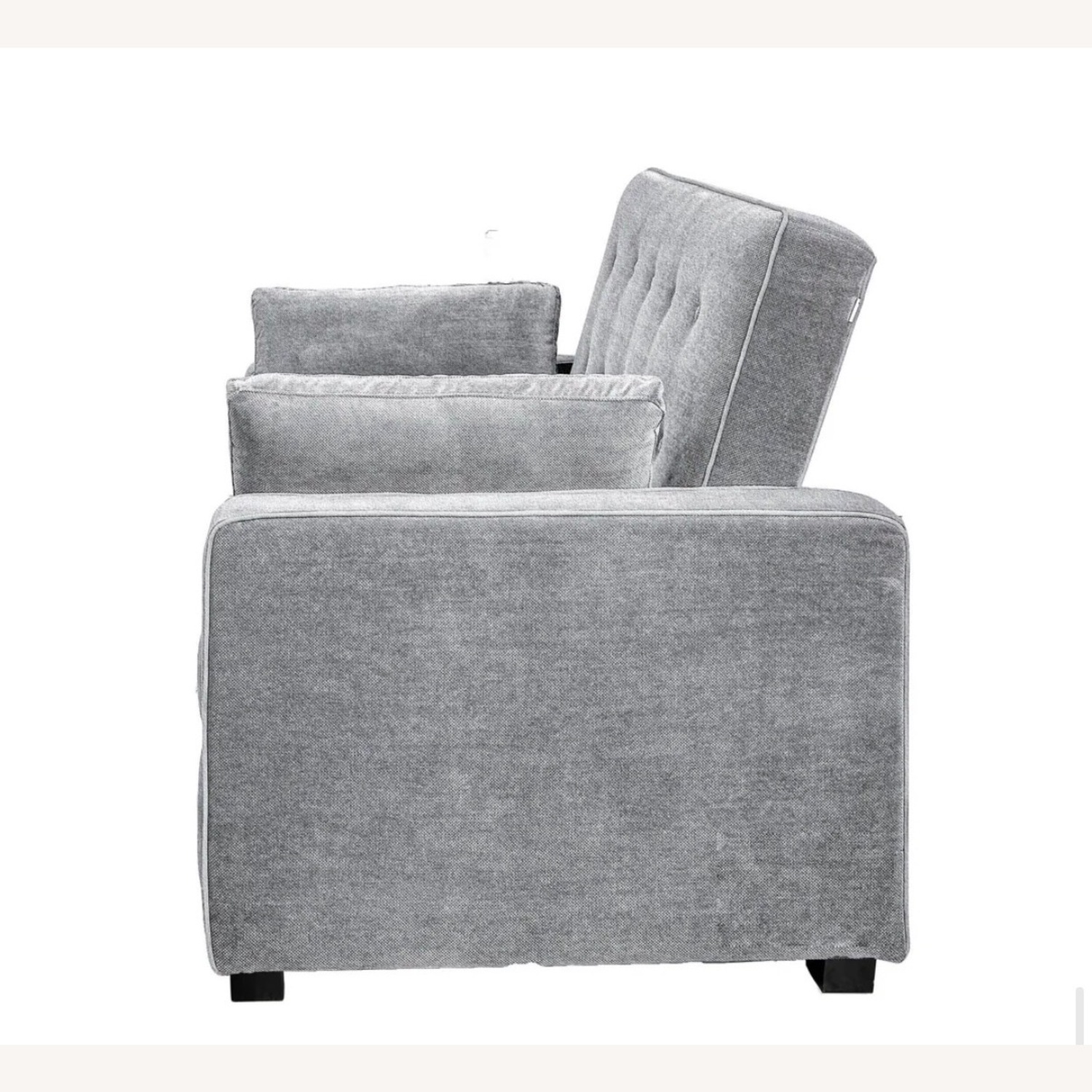 Serta Monroe 72.6" Queen Square Arm Tufted Back Convertible Sleeper - image-3