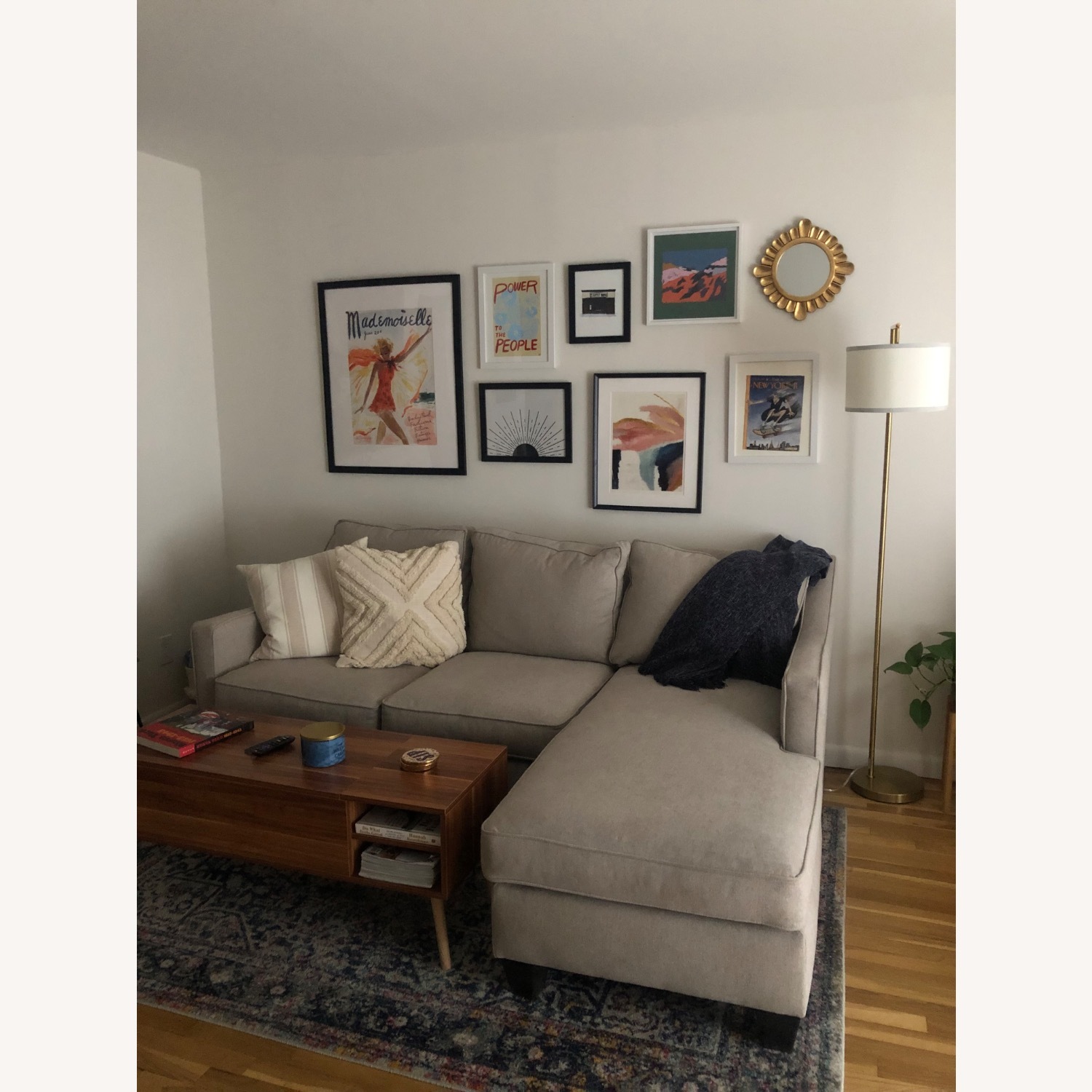 Raymour & Flanigan Light Brown 3+ Piece Sectional - image-3