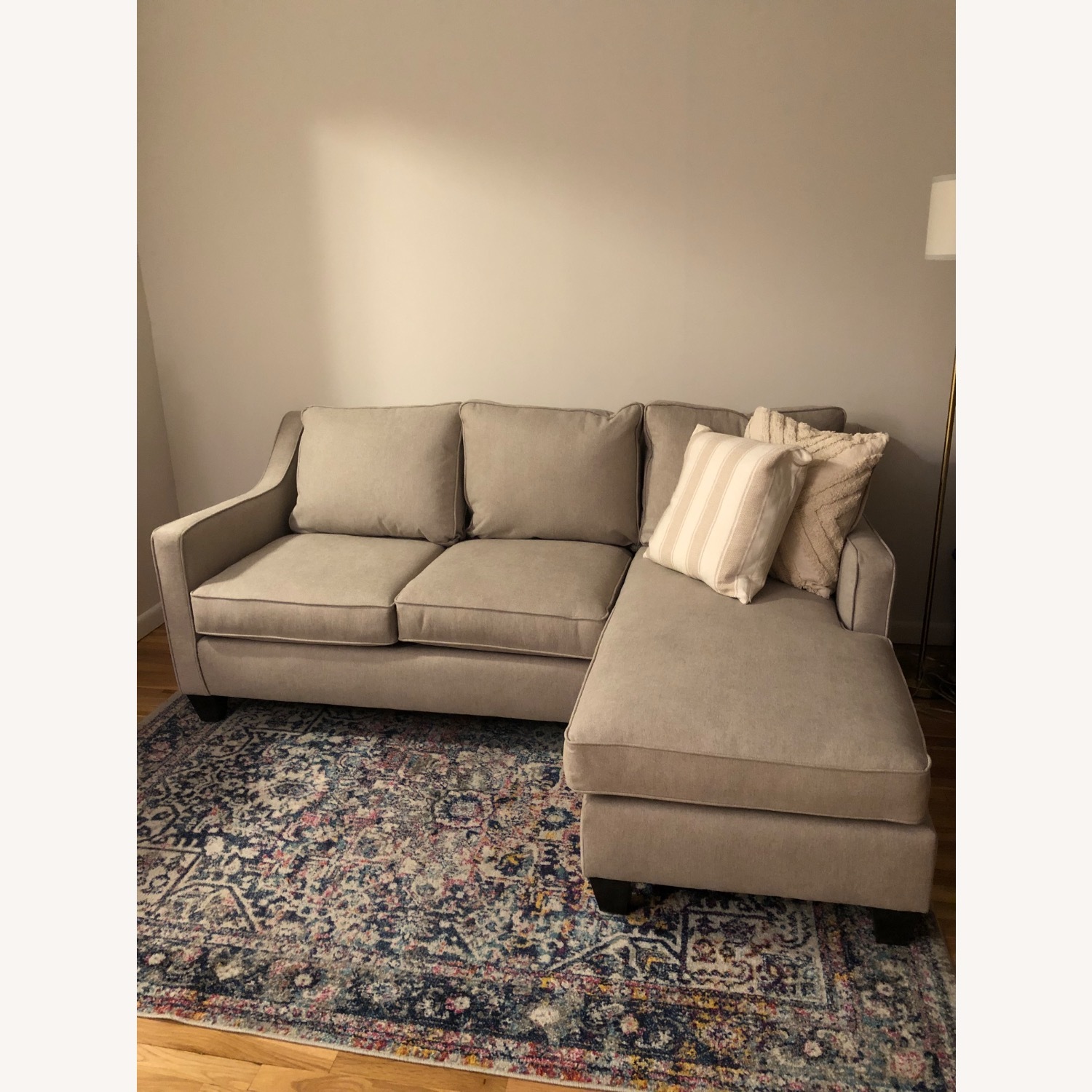 Raymour & Flanigan Light Brown 3+ Piece Sectional - image-1