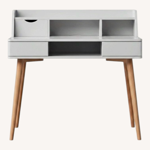 Used Home Depot Teamson Home White Wood Desk for sale on AptDeco