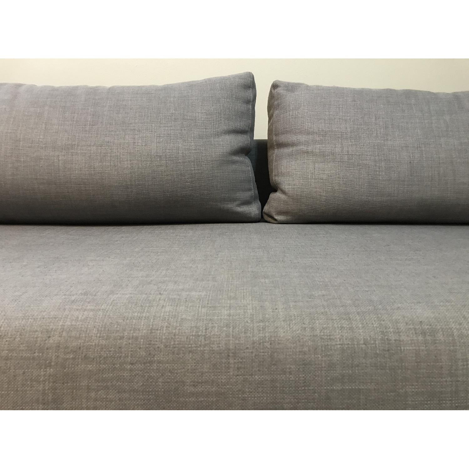 CB2 Tandom Sleeper Sofa (Light Gray) - image-3