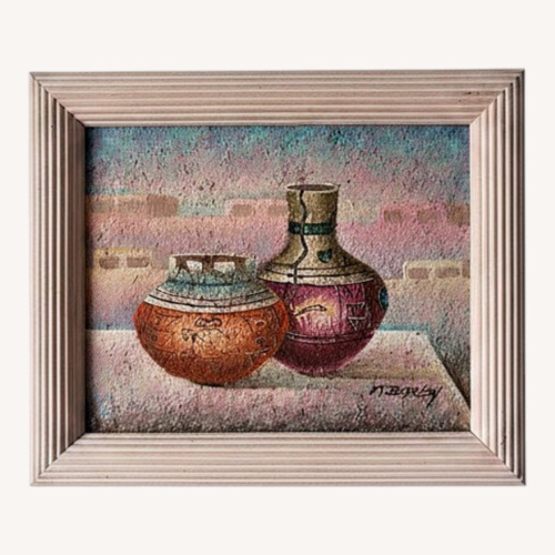 Used M. Barley - Still Life Painting of Ceramics  for sale on AptDeco