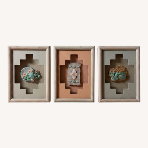 Used Figi - Graphics 3D Hand Cast Paper Art (Trio) for sale on AptDeco