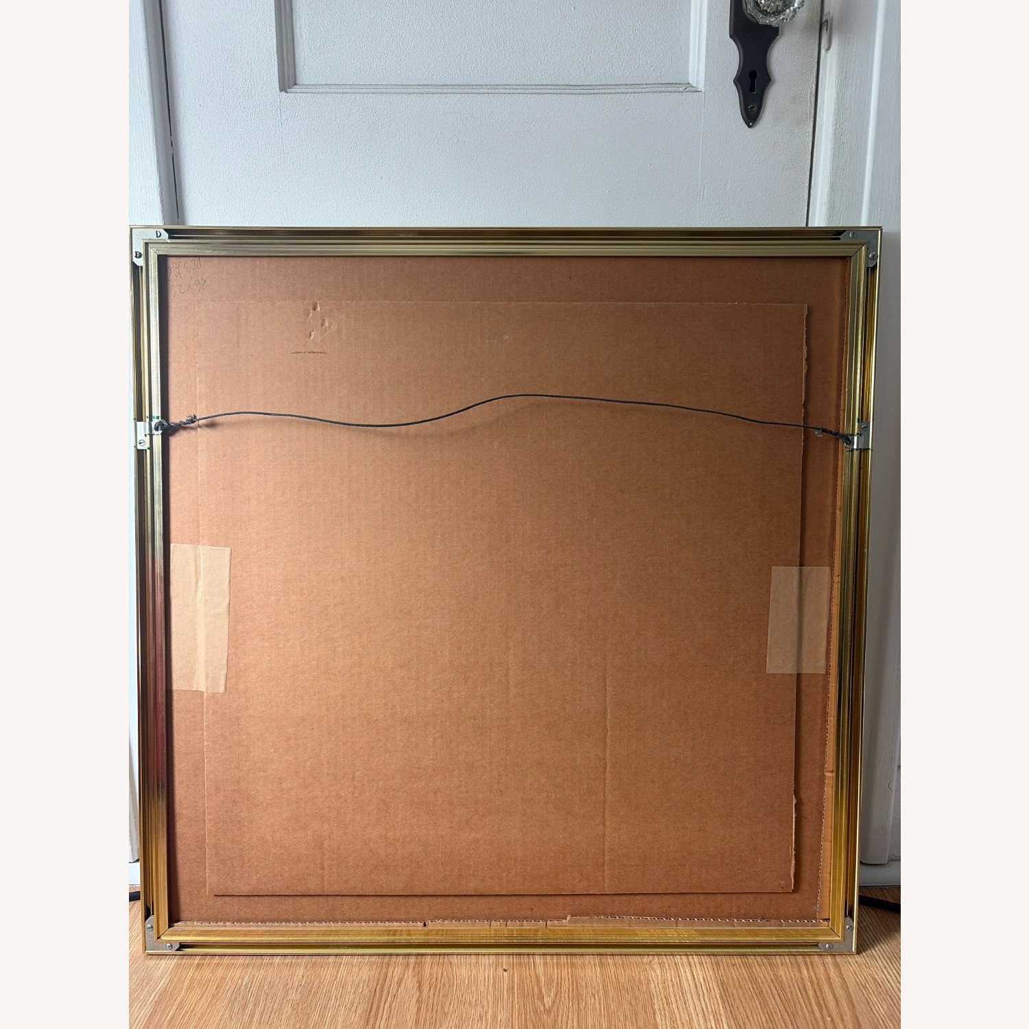 Chinese Shan Shui Art Print in Brass-Finish Frame - image-4