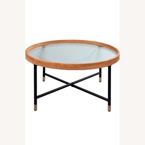 Used Amazon Cozayh Natural Wood Coffee Table for sale on AptDeco