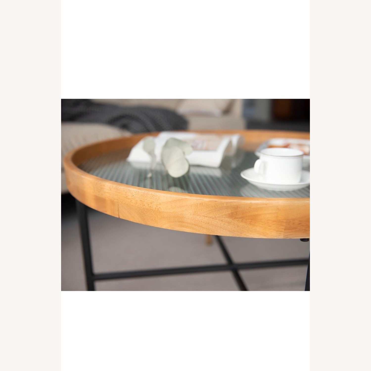 Amazon Cozayh Natural Wood Coffee Table - image-3