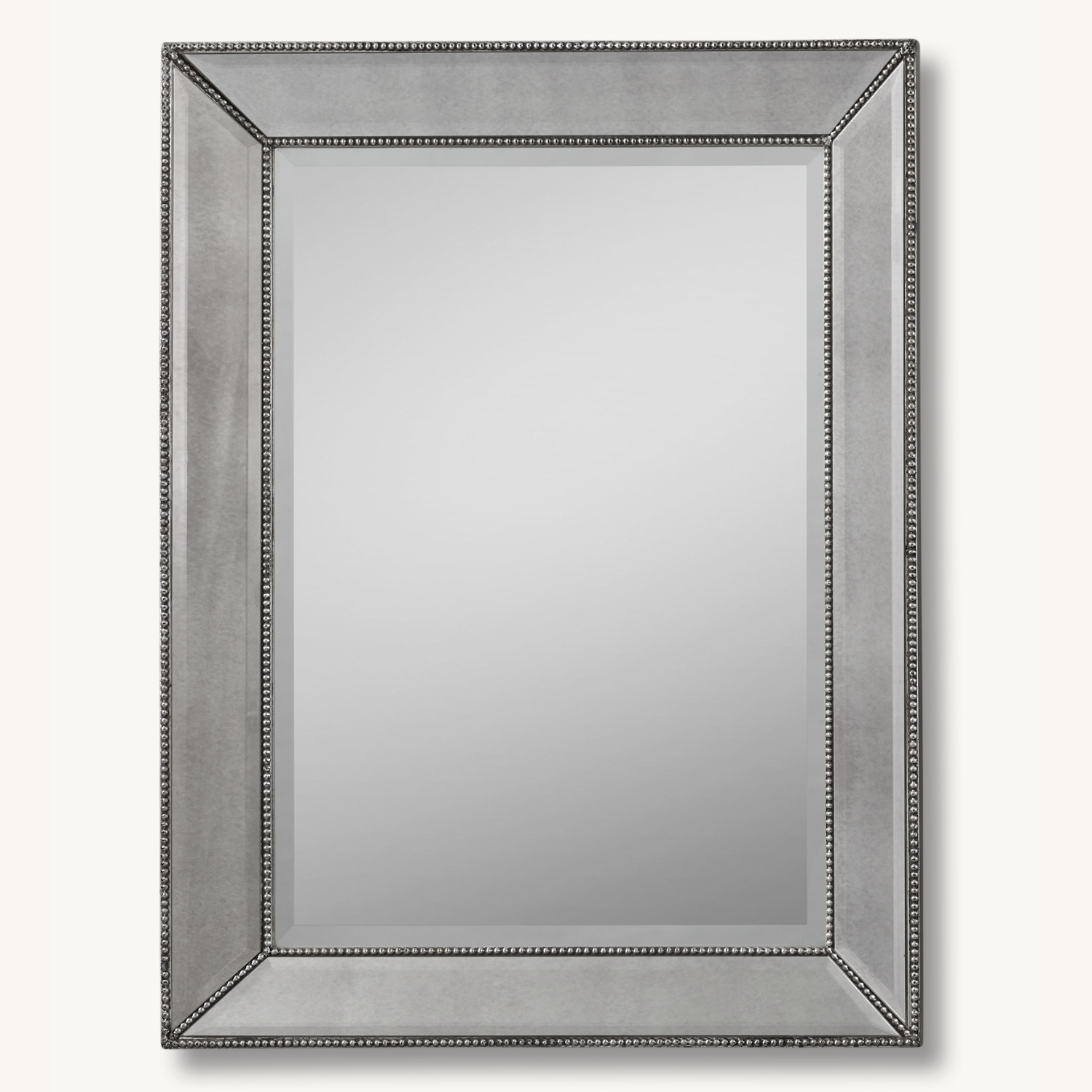 Restoration Hardware Venetian Beaded Leaner Mirror - image-0