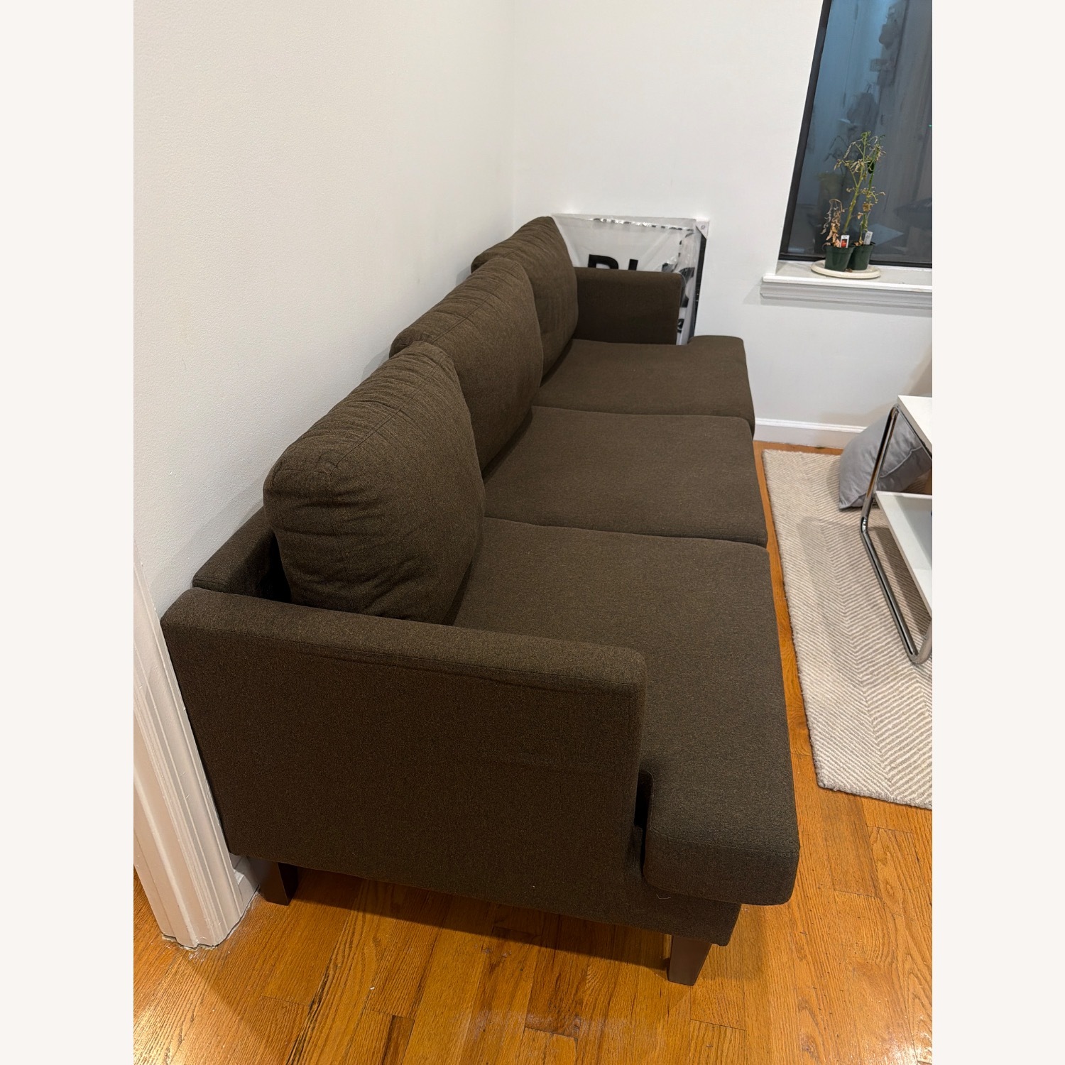 Gericco Dark Brown Deep 3+ Seater Sofa - image-3