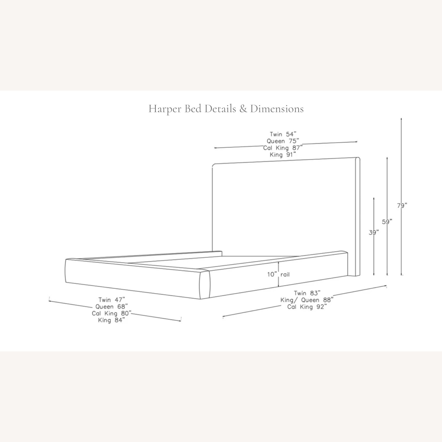 Harper Custom Made King Bed - image-6