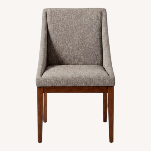 Used West Elm Curved Upholstered 6 Dining Chairs for sale on AptDeco
