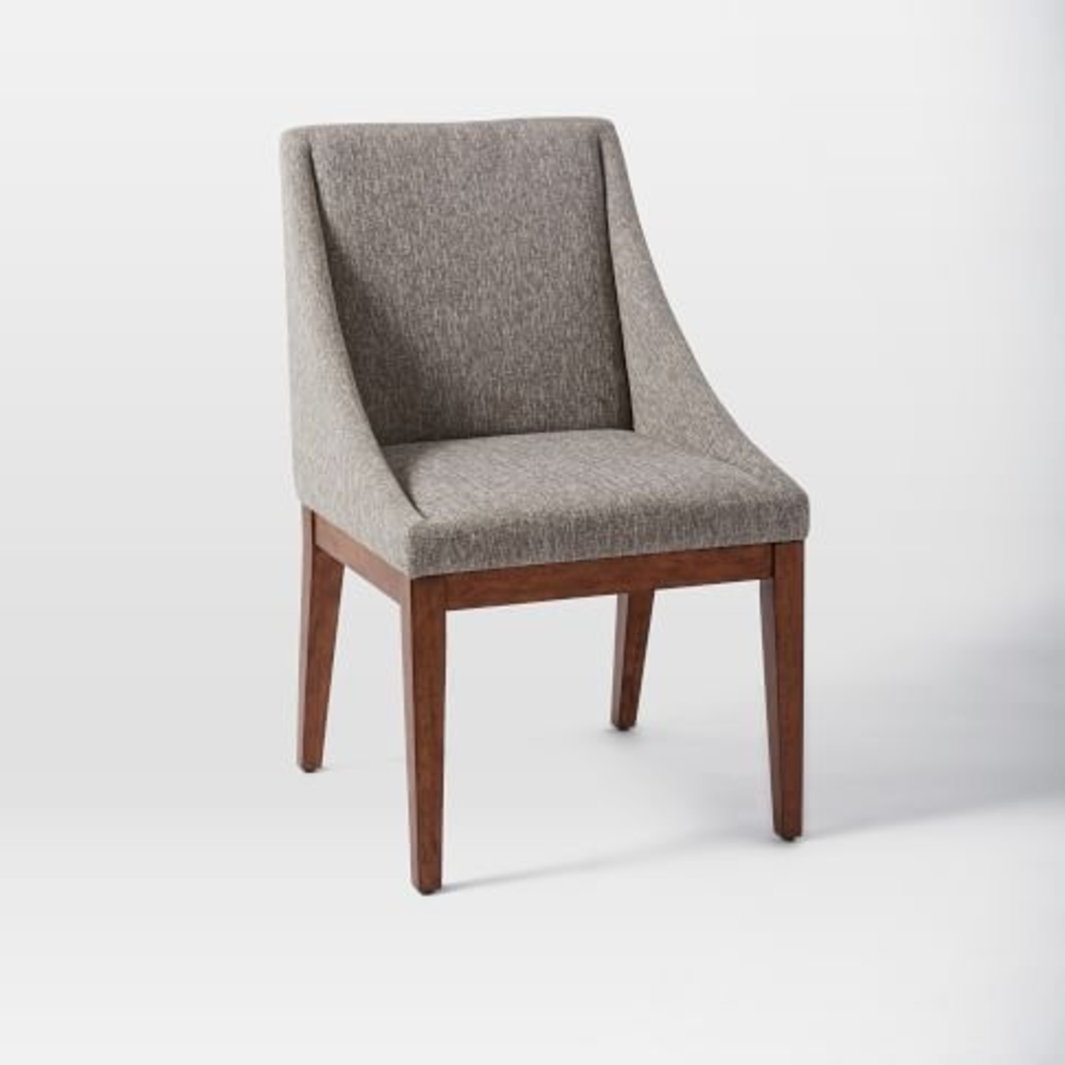  West Elm Curved Upholstered 6 Dining Chairs - image-4