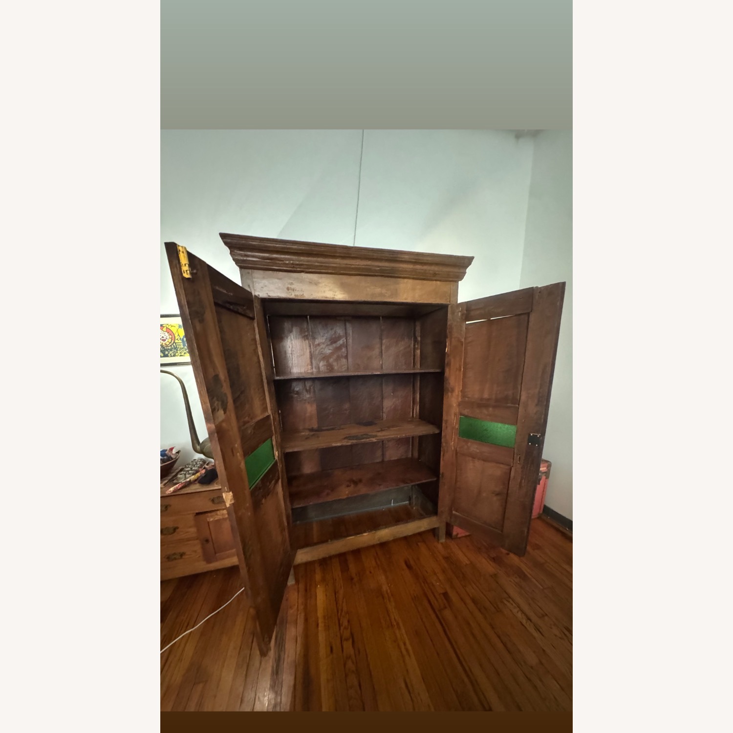 Vintage/Antique Wooden Armoire - image-1