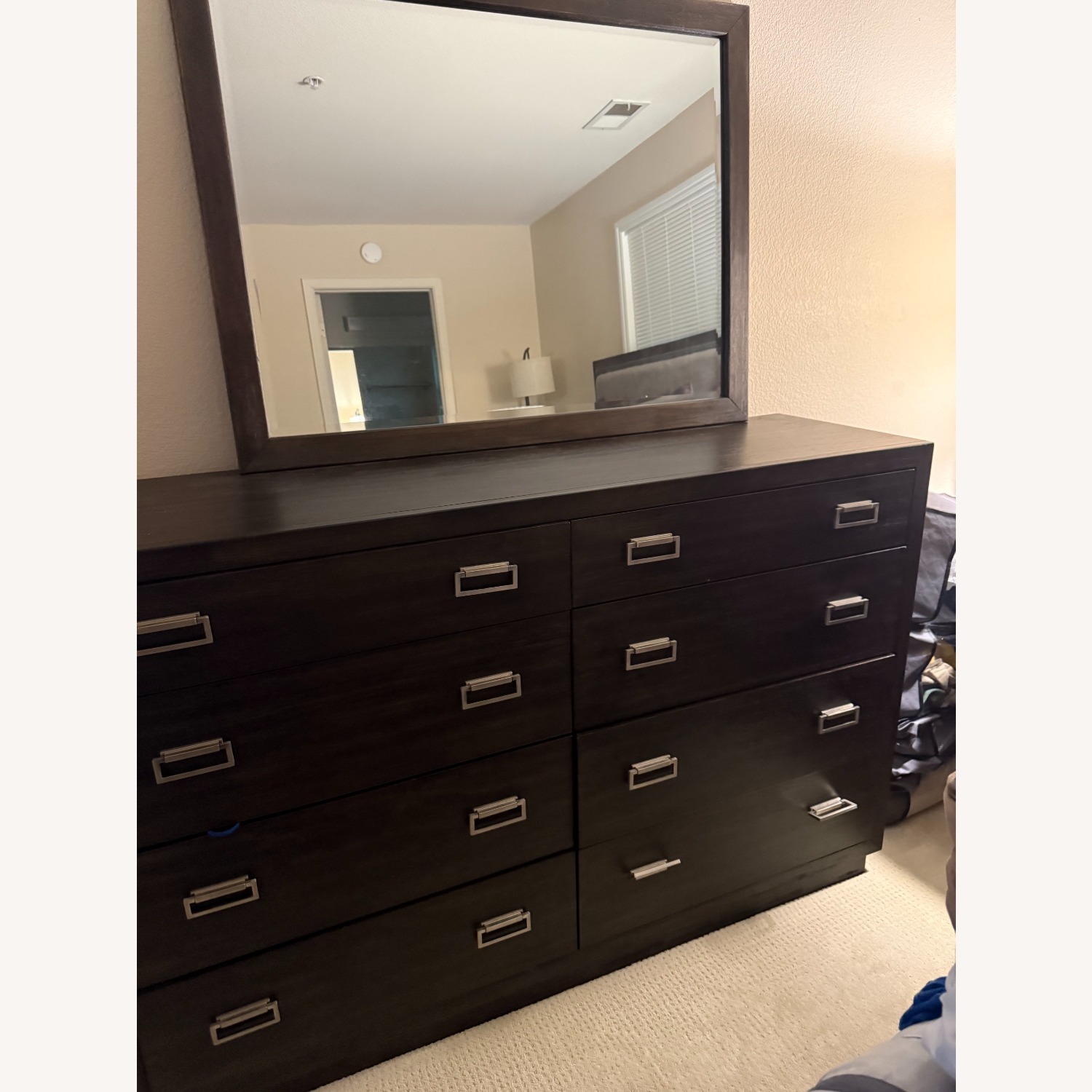 Ashley Furniture Hyndell Dresser W Mirror - image-2