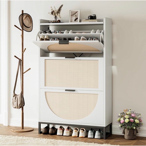 Used Flip Drawer Shoe Cabinet for sale on AptDeco