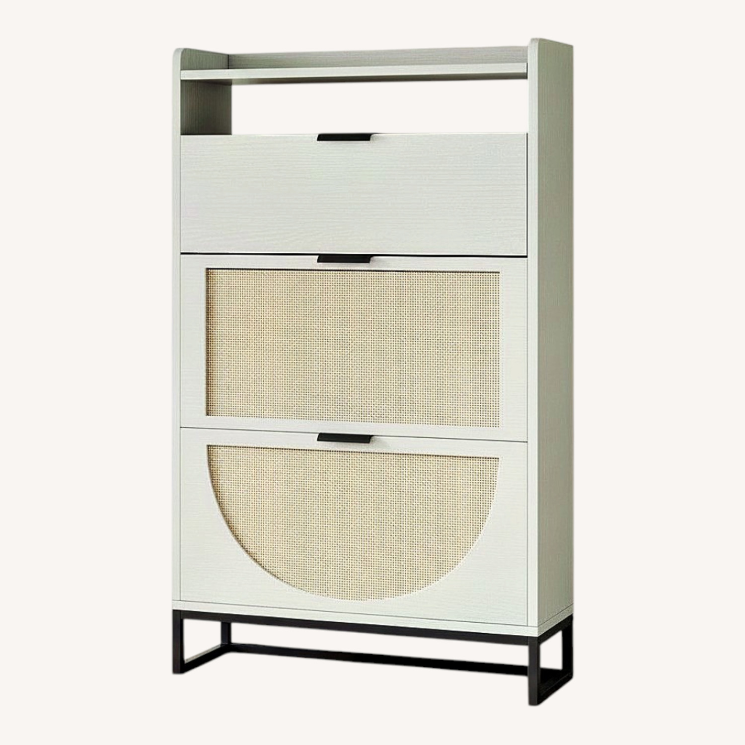 Flip Drawer Shoe Cabinet - image-0