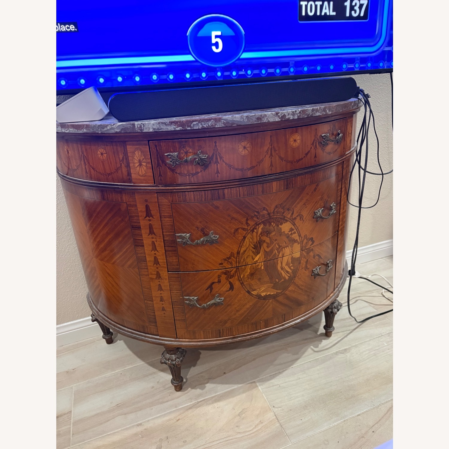 Vintage/Antique Finds Natural Wood Sideboard - image-2