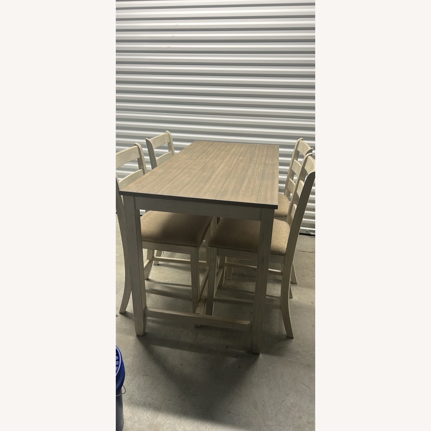 Ashley Furniture Natural Wood Dining Set - image-2