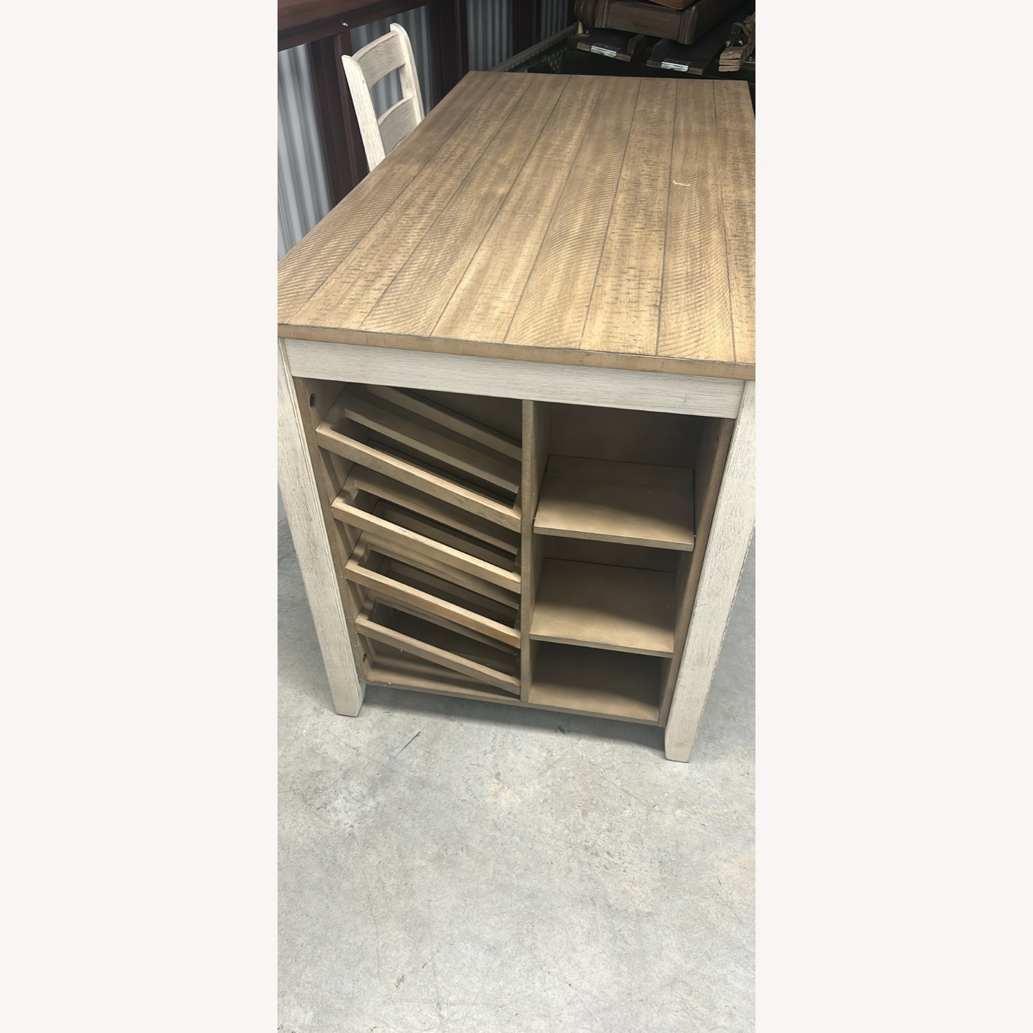 Ashley Furniture Natural Wood Dining Set - image-3