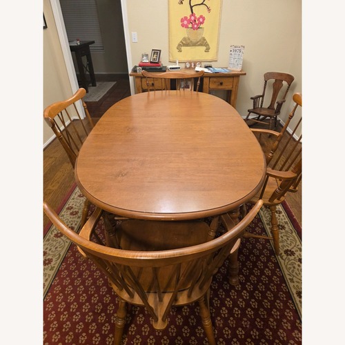 Used Vintage/Antique Finds Light Brown Dining Table for sale on AptDeco