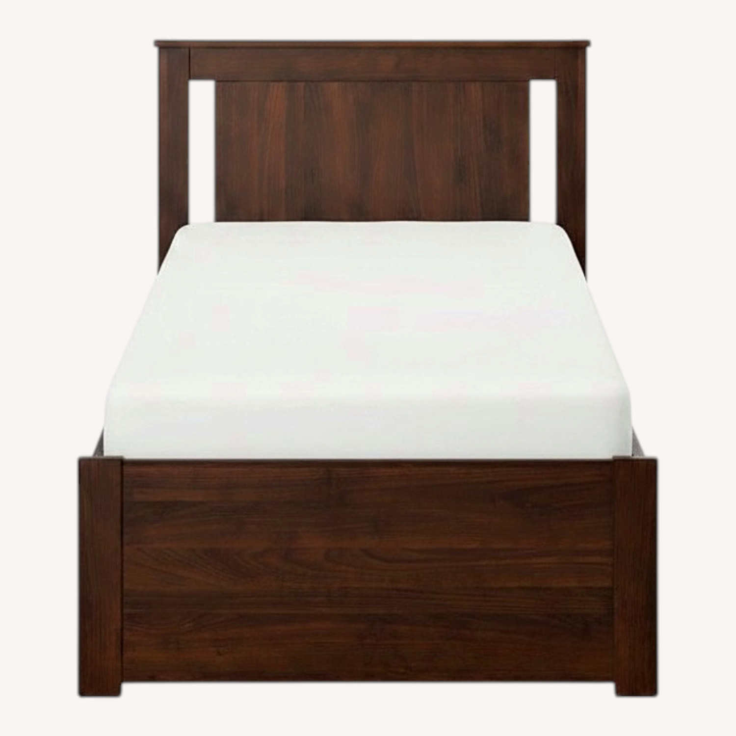 IKEA SONGESAND Dark Brown Twin Bedframe - image-0