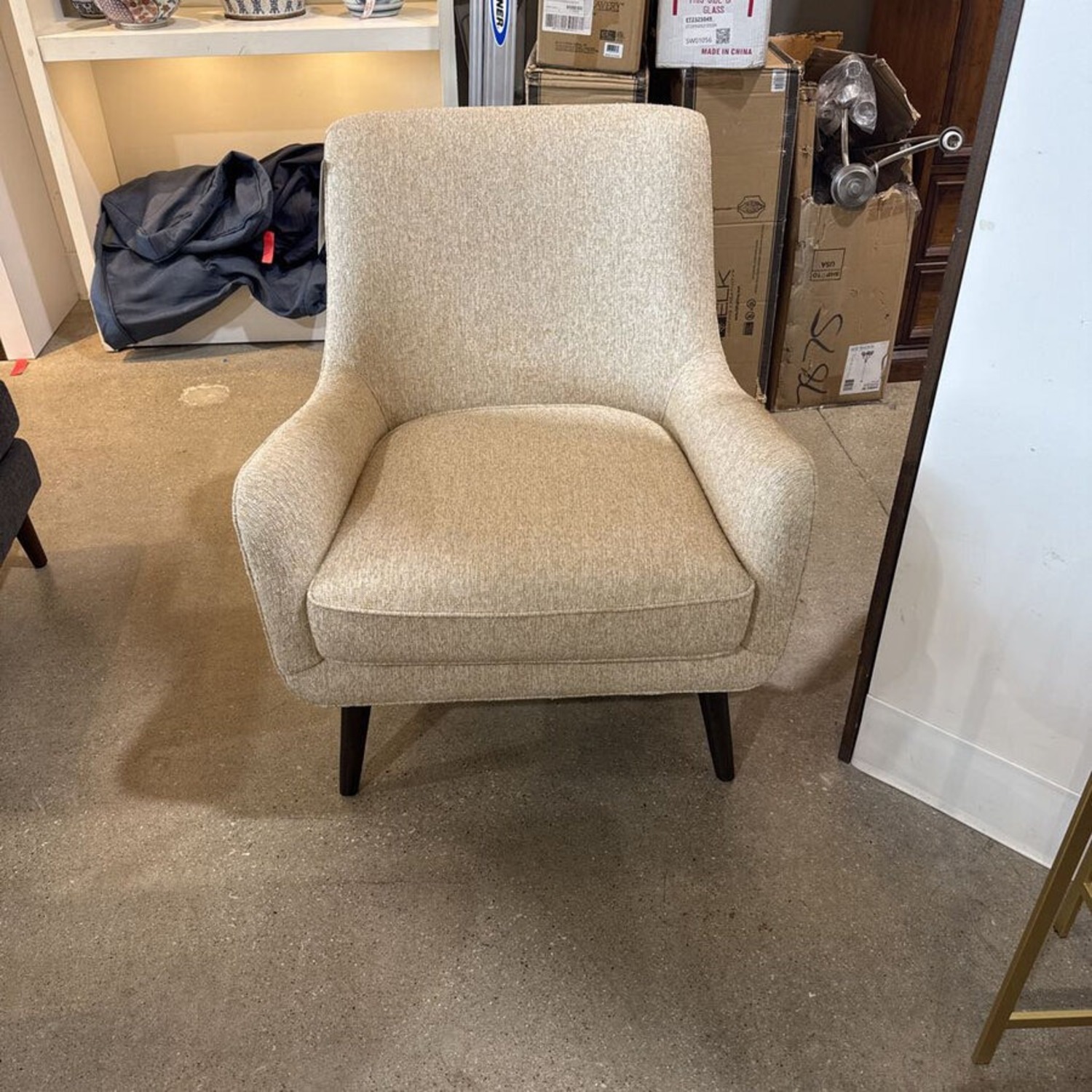 Room & Board Quinn Lounge Chair Conley Saffron - image-4