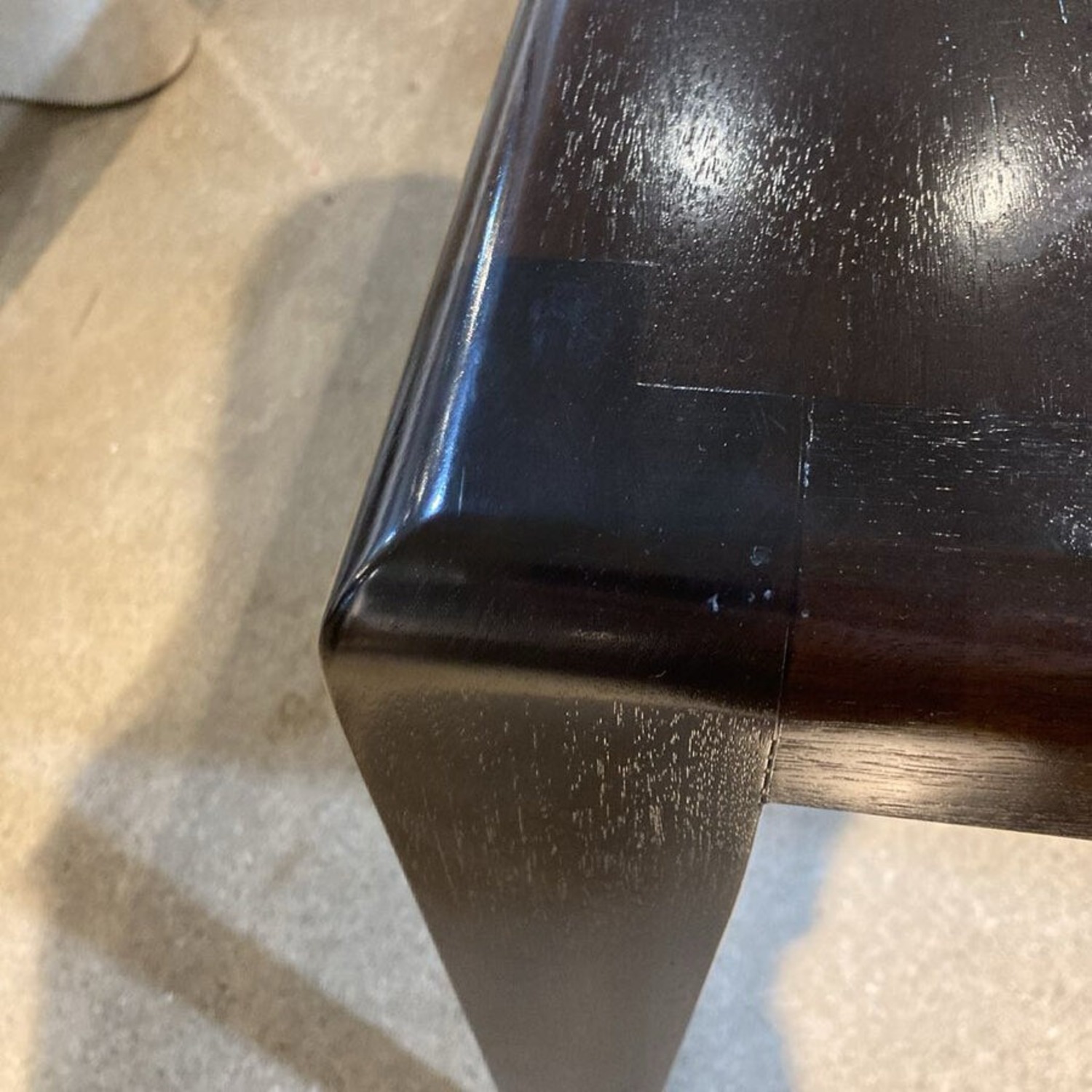 Fine Custom Single Slab Sleek Leg Dining Table - image-10