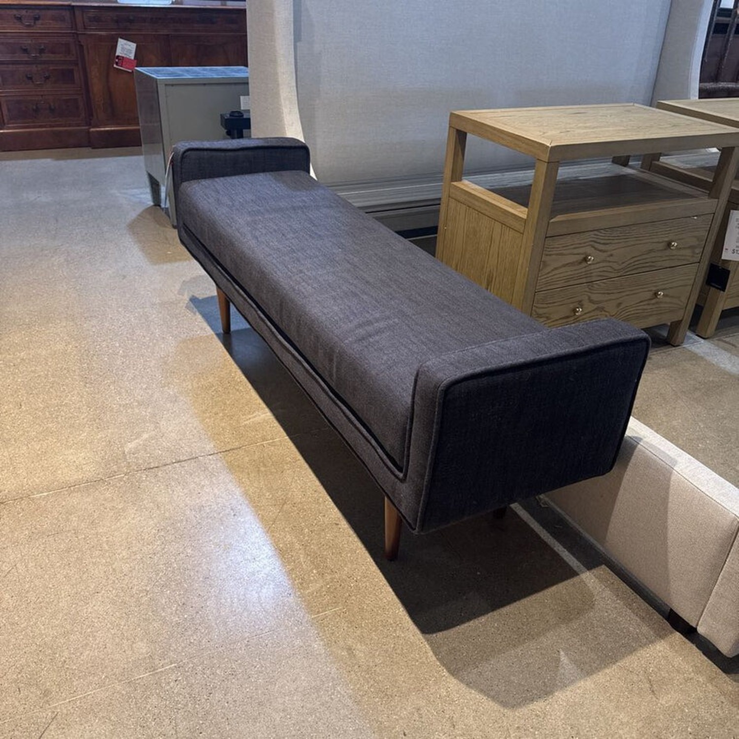 West Elm Landry Upholstered Bench - image-4