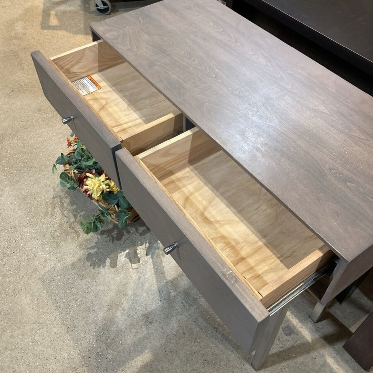 Hudson 2-Drawer Console Table Maple - image-5