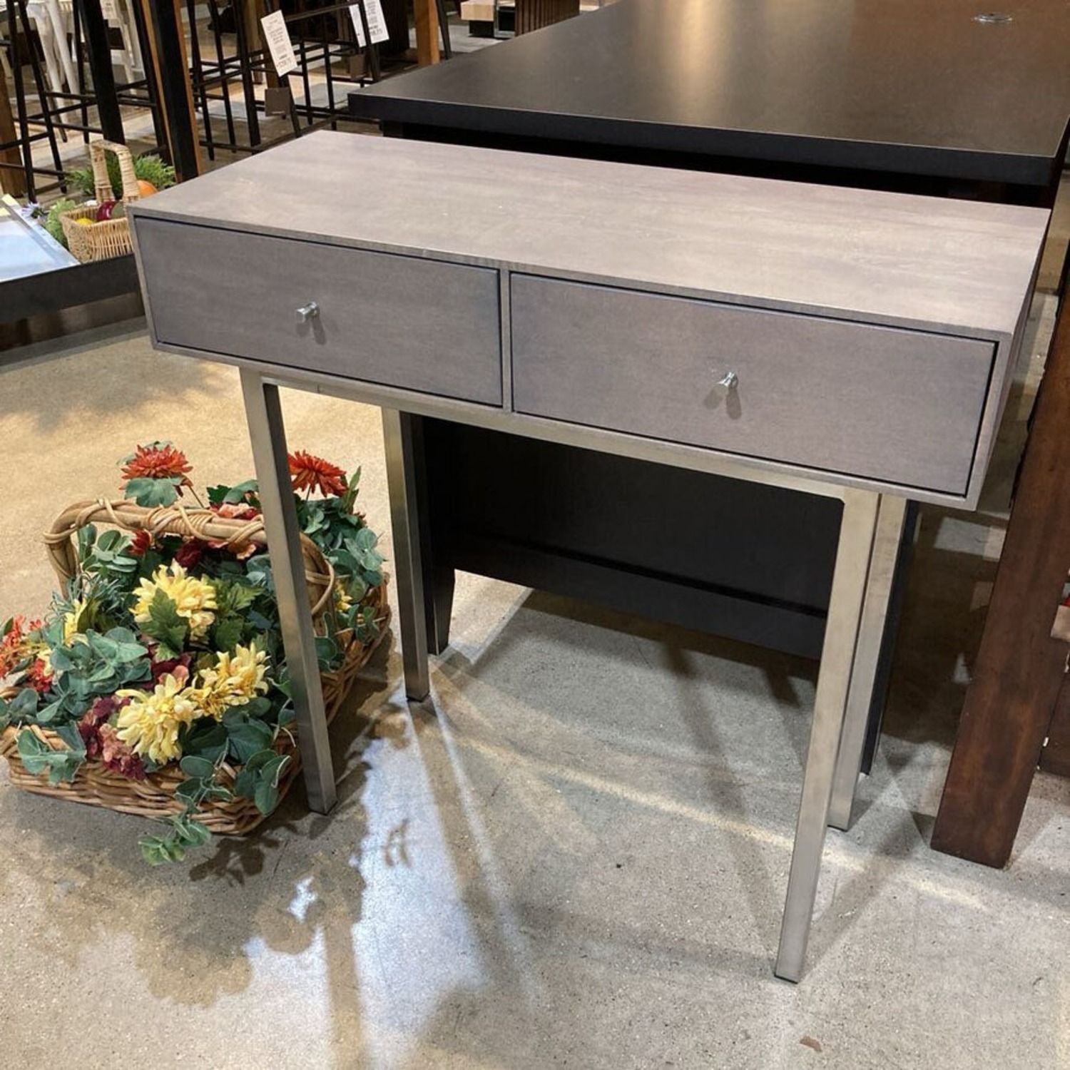 Hudson 2-Drawer Console Table Maple - image-2