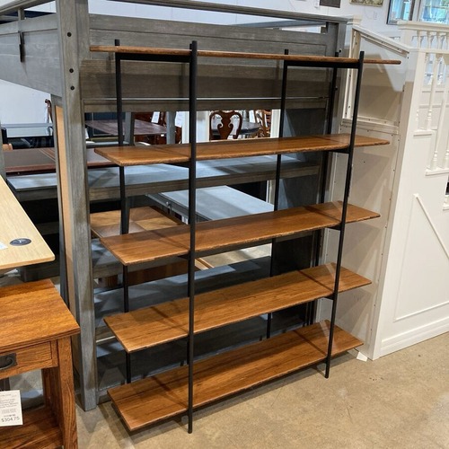 Used MCM Tiered Iron & Wood Bookshelf  for sale on AptDeco