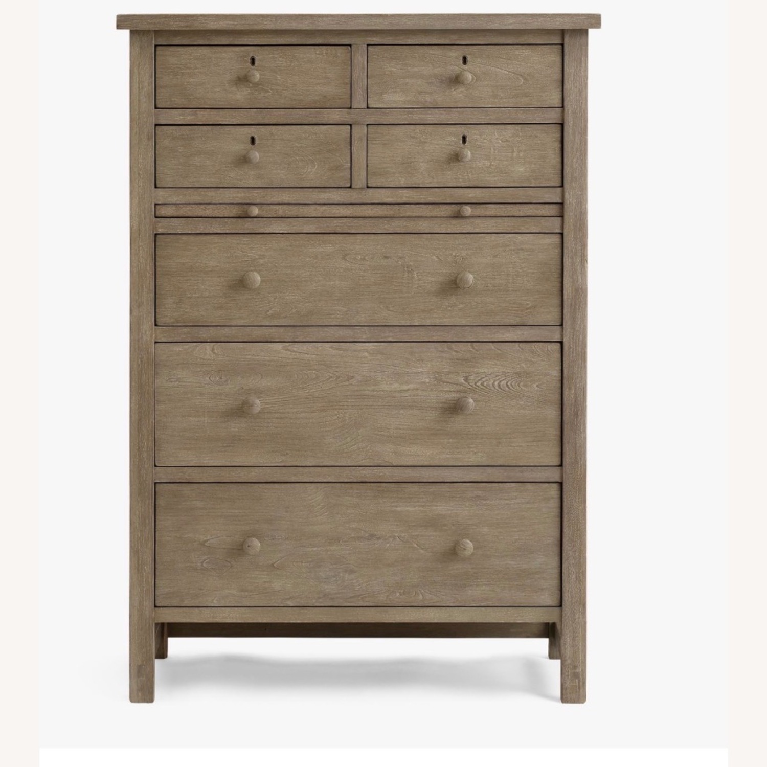 Pottery Barn Farmhouse tall Dresser in Gray Wash - image-2