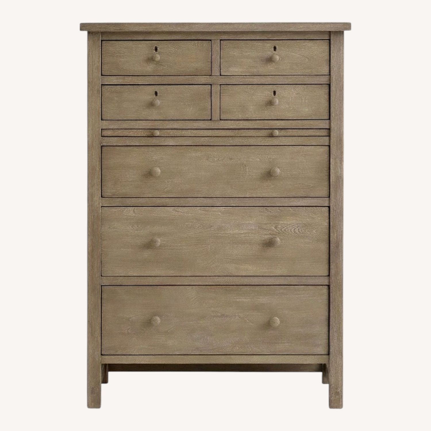 Pottery Barn Farmhouse tall Dresser in Gray Wash - image-0