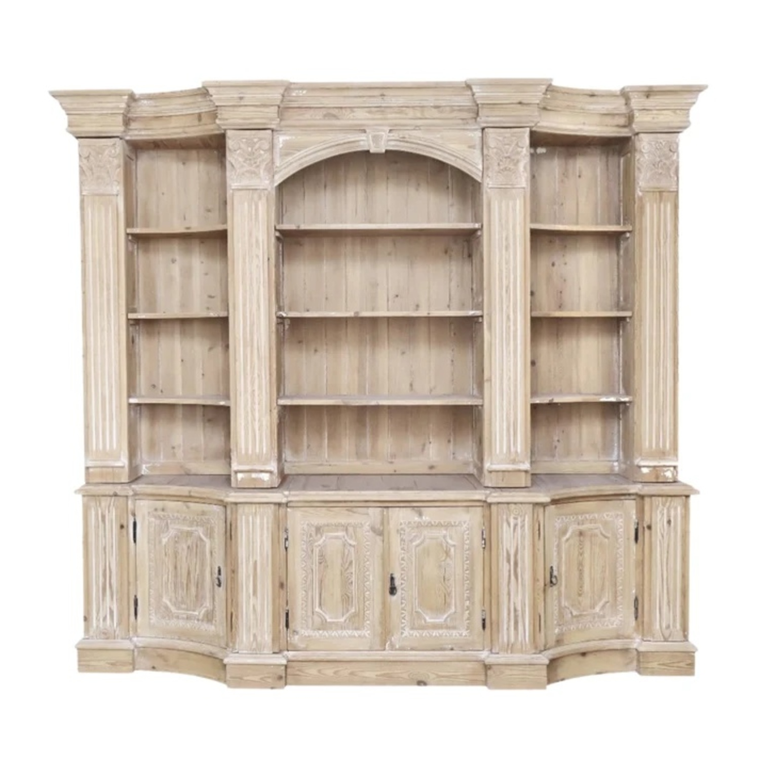 Drexel Light Gray Wood Sideboard - image-6