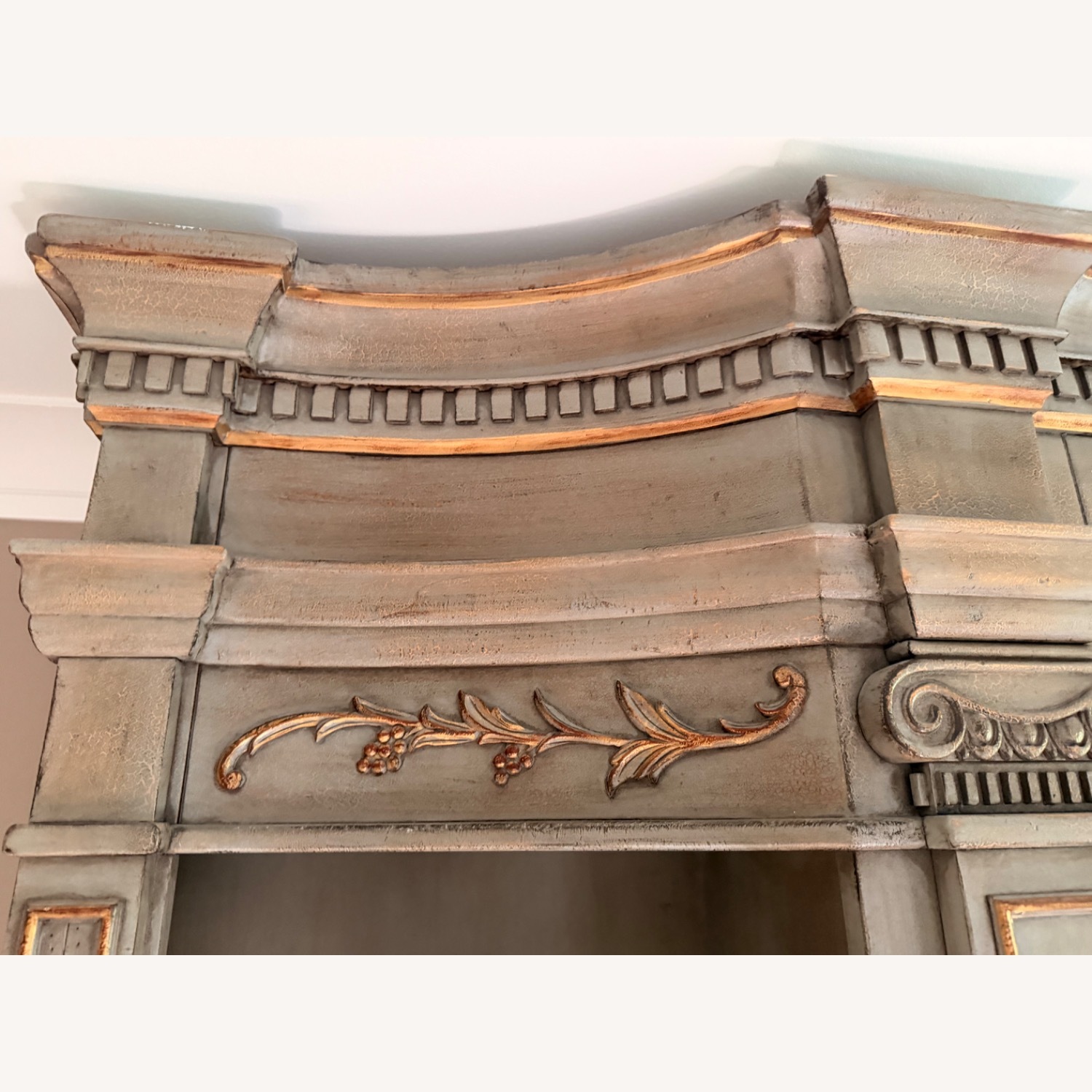 Drexel Light Gray Wood Sideboard - image-3