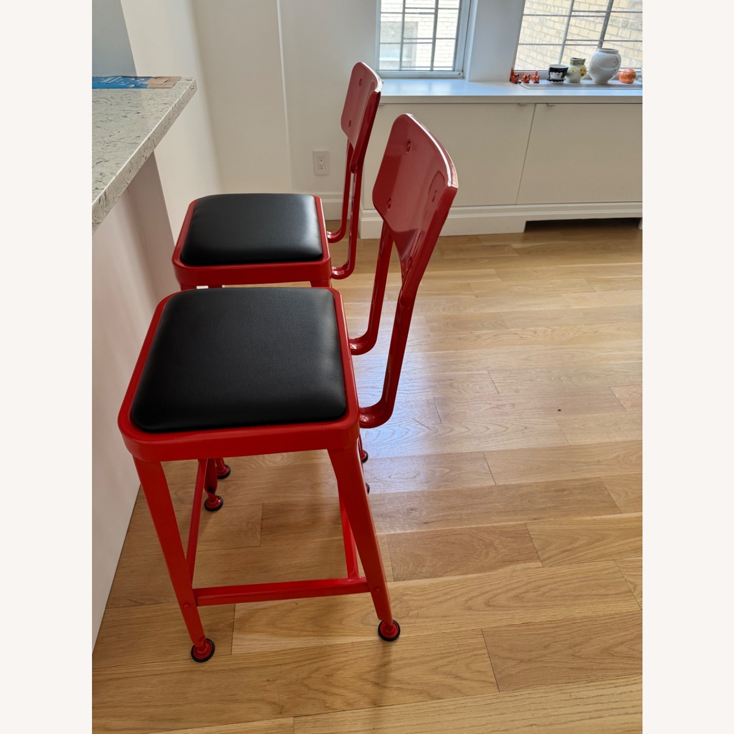 Industry West Octane Red Counter Stools - image-3