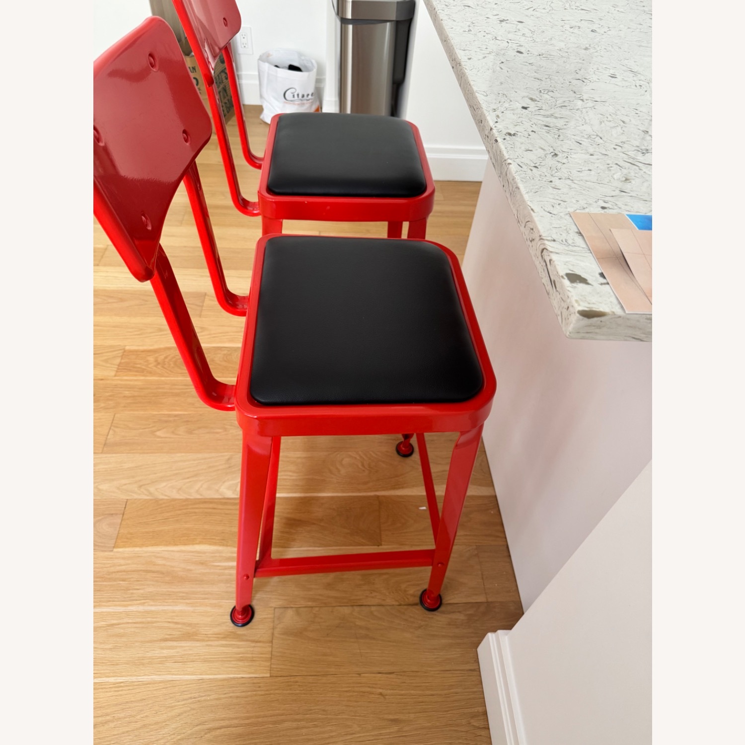 Industry West Octane Red Counter Stools - image-2