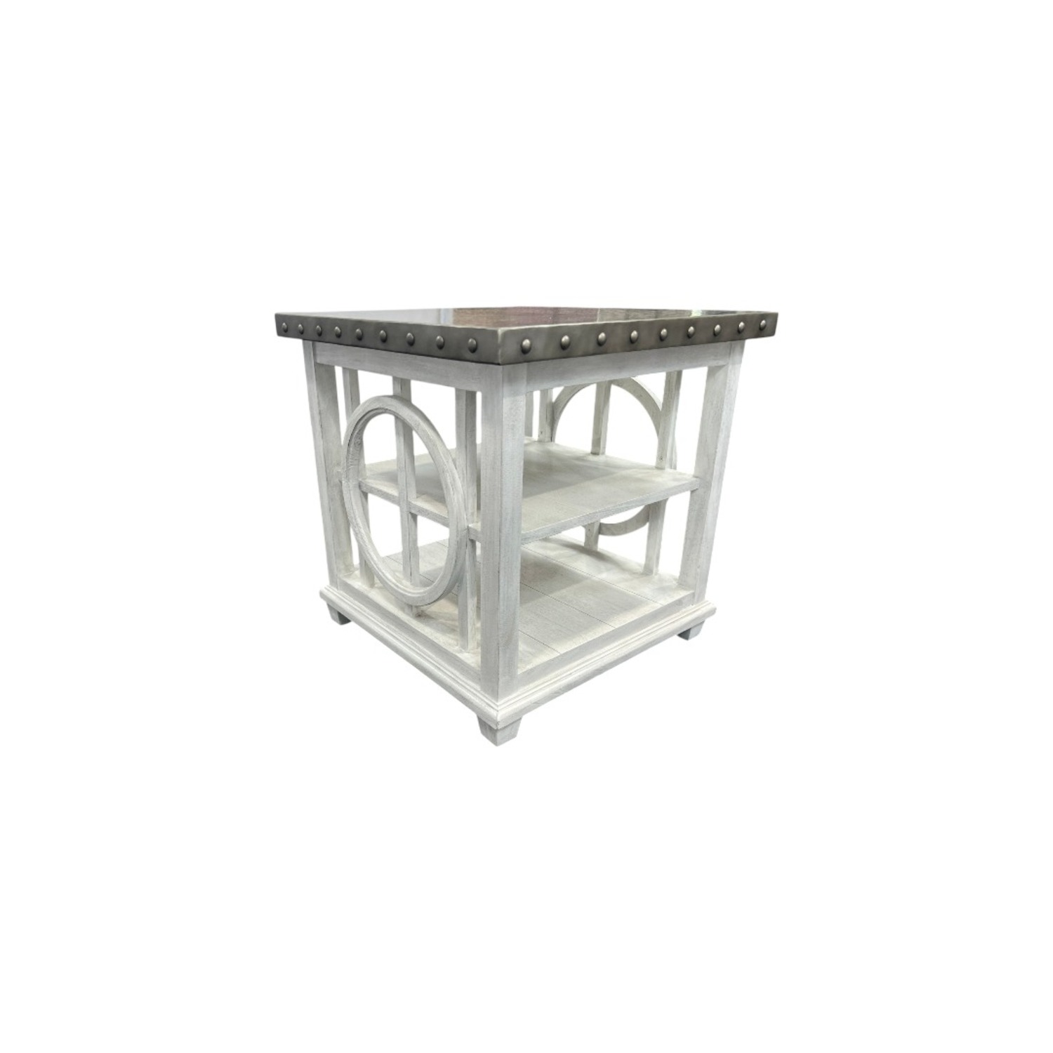 Lexington Oyster Bay Lewiston Square Lamp Table - image-6