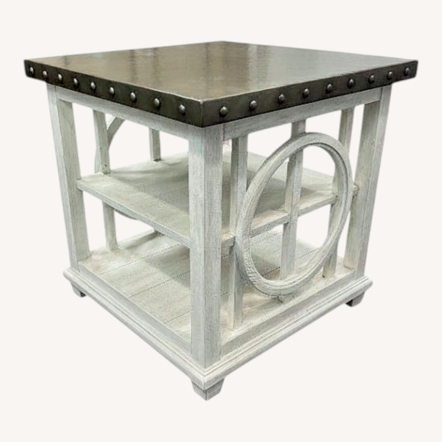 Lexington Oyster Bay Lewiston Square Lamp Table - image-0